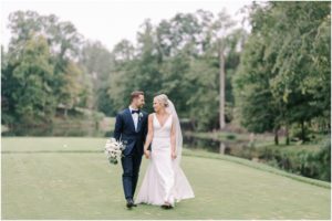 Wedgewood Country Club wedding portrait bride and groom